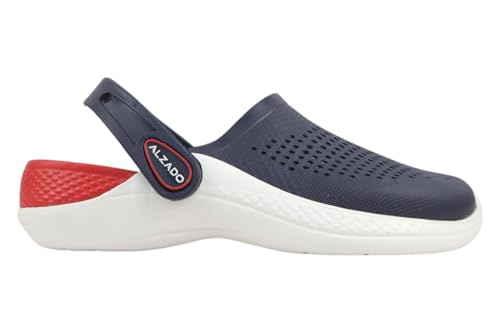 Image of Alzado Men's Classic Casual Sports Clogs /Sandals with Adjustable Back Strap for Adult | Comfortable & LightWeight| Stylish & Anti-Skid| Waterproof & Everyday Use Mules for Gents & Boys..