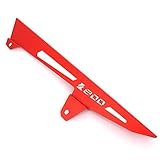 Material: la protección de la cadena es CNC Aluminio 6061-T6 anodizado mecanizado, liviano y fuerte.