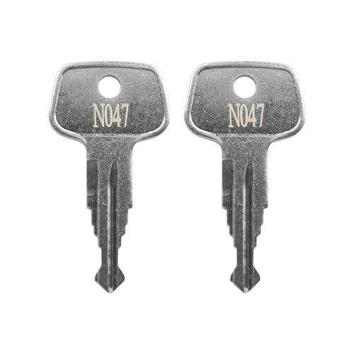 VIDABTE N047 Thule Roofs Car Rack Replacement Key, Thule Bicycle Rack Key, Thule Roof Rack Replacement Key, Replacement Keys for Thule Ski, Roof, Cargo Box, Carrier Racks and Crossbars [Code N047]