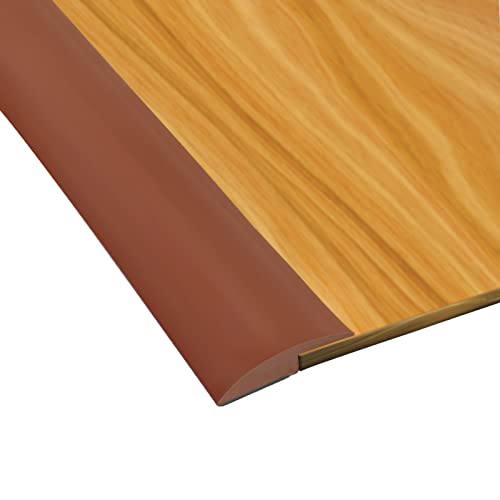 Bande de transition autocollante PVC profilé de jonction sol et moquette 3m marron
