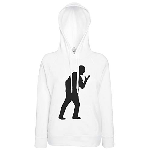 Sweat à capuche silhouette d'homme qui se dispute Fabulous Hoodies noir