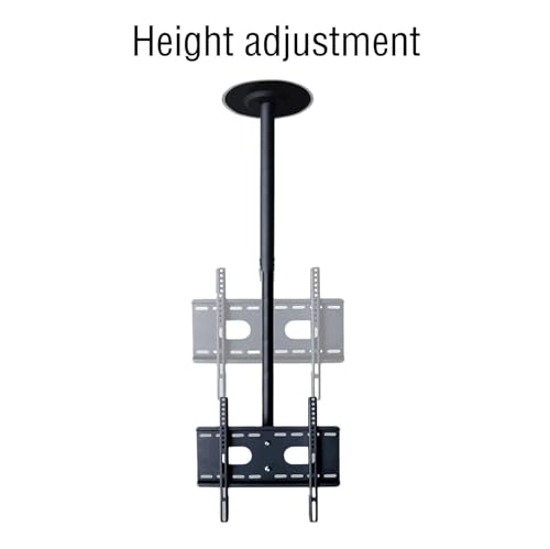 Support TV réglable au plafond orientable à 360 inclinaison max - 5