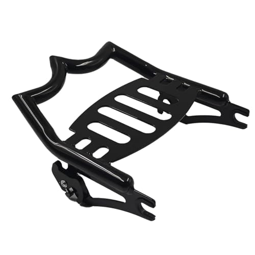 Porte-bagages moto arrière noir idéal pour voyager en Road Glide ou King 2009-2024