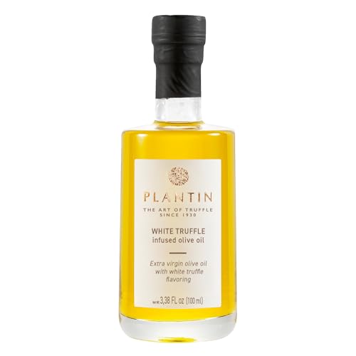 Plantin White Truffle Extra Virgin Olive Oil – French Gourmet Truffle Oil Infused with White Truffles – Finishing Oil for Pasta, Risotto, Eggs, Potatoes, Vegetables, and Elegant Dining (100ml Bottle) image 2
