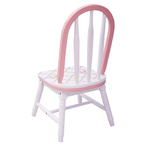 Fantasy Fields White/Pink TD-12718A2 Swan Lake Ballerina Set of 2 Chairs | Hand-Painted Kids Wooden Furniture - Thumbnail 6