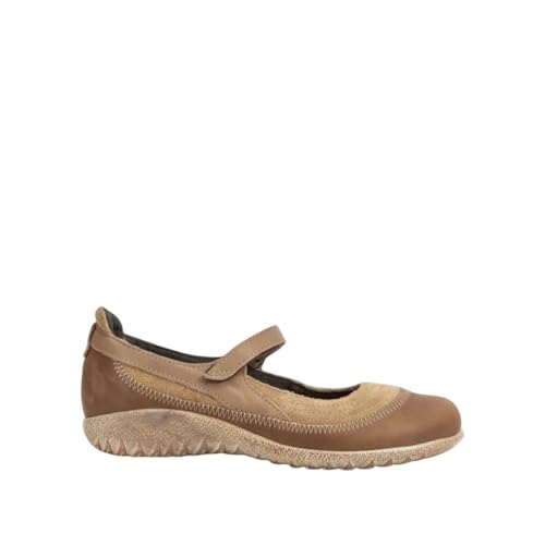 Image of NAOT Footwear Women's Kirei Maryjane with Cork Footbed and Arch Comfort and Support - Lightweight and Perfect for Travel- Removable Footbed