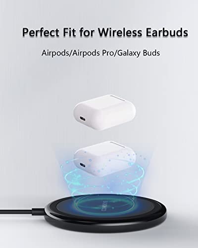 Cokoeye Wireless Charger, 15W Max Fast Wireless Charging Pad 2-Pack Compatible With Iphone16/16Plus/16Pro /16Promax/Iphone15/15Pro/15Plus/14/13/12/Samsung S24 /S24Ultra/S23Ultra/S22/S21,Airpods Pro 2 thumb #7
