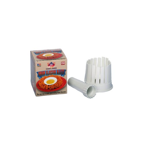 Cook's Choice (151) Onion Blossom Maker Set, White All-in-One Blooming Onion Set