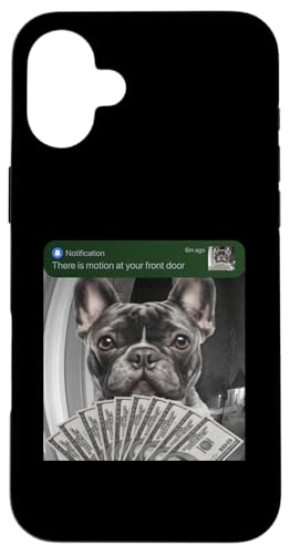 �t�����`�u���h�b�O ���փh�A�ɓ��������� Frenchie �X�}�z�P�[�X iPhone 16 Plus �p