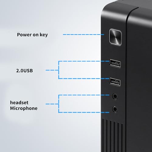 Caja ITX pequeña MX02 chasis compacto para ordenador de factor de forma pequeño mini PC 5