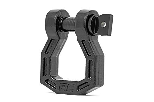 Rough Country Black Forged Steel D-Ring Shackle Set | Pair - RS118 by Rough Country - Image 3