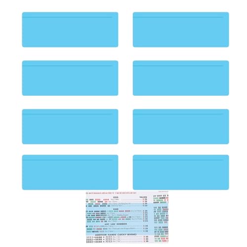Mahjong Line Finder, set de accesorios azul, 8 piezas