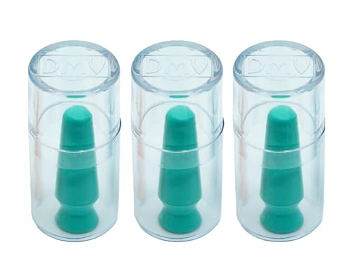 Image of DMV Genuine Scleral Cup Contact Lens Inserter, Green, Pack of 3 - Made in USA Insertion Tool for Scleral, Hybrid & Soft Contact Lenses - Also for Prosthetic Eyes - NOT for Lens Removal