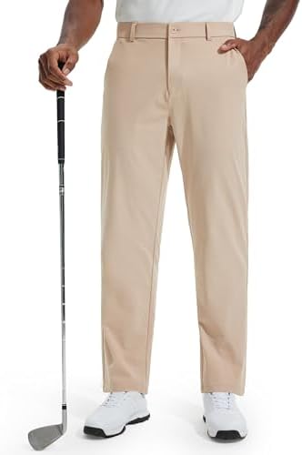 Libin Men's Golf Pants 30"/32"/34" Lightweight Stretch Work Dress...