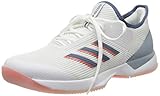 Schnürsenkel adidas Adizero Ubersonic 3 Allcourtschuh Damen - Weiß, Blau Tennisschuhe, White, 41 1/3 EU