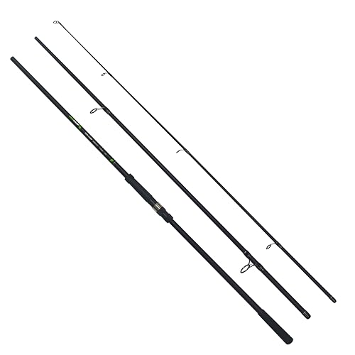 KingCarp - 12ft / 3.6m 3 Piece Carp Composite Slimline Fishing Rod (Test Curve 2.75lbs) - Ideal for Legering or Bottom Fishing Large Carp Pike Bass [12-612753]
