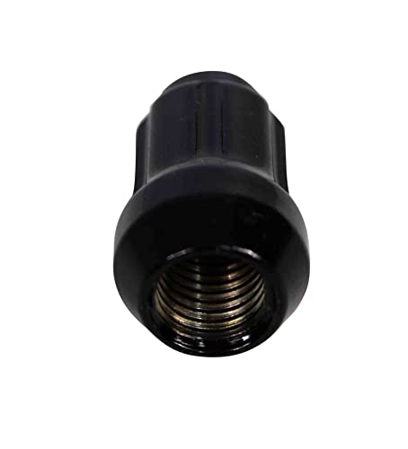 Image of MASSFX Golf Cart Lug Nuts Full Set 16 Count for E-Z-Go Club Car Yamaha EZGO (L35MM 12X1.5, Black)