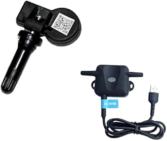 Manatec Tyremate TPMS for Cars with Tubeless Tyres | Pack of 4 Sensors | Mobile App for Android | 2 Years Warranty