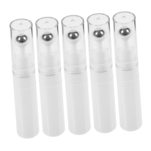 VALICLUD 5 Botellas Vacías De Crema Para Ojos En Rollo Con Aplicador De Rodillo Para Aceites Esenciales De