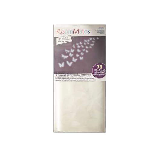 RoomMates RMK1706SCS Butterflies and Dragonflies Glow In The Dark Wall Decals , White