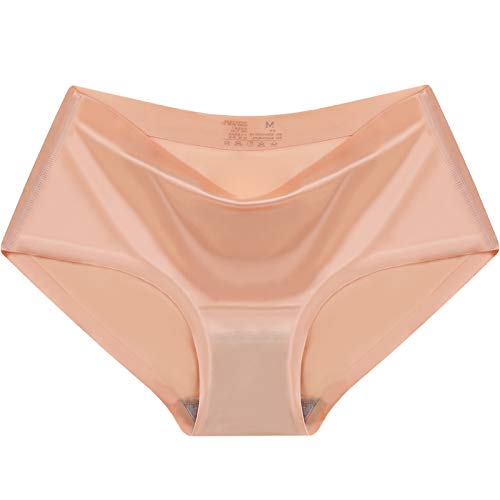 Image of ITAYAX Plus Size Stretchy Soft Underwear for Women Frozen Silk Seamless Panties with Silky Tactile Touch