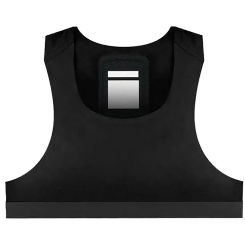 XJKLBYQ Equipo de Entrenamiento de fútbol, ​​rastreadores de Entrenamiento de fútbol Spandex Chaleco con GPS, rastreadores de Ajuste Flexible Transpirable para Hombres Mujeres Tamaño de M, Equipo