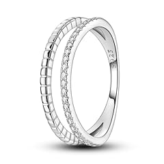 Shining double -layer ring