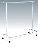 sehr stabile Ausführung Shop Office Store GmbH Rollständer inkl. Kunststoffrollen Kleiderständer Rollstange Kleiderstange Ladeneinrichtungen