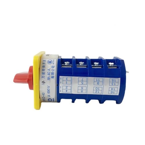 Commutateur à cames LW5D-40/4 interrupteur inverseur 40A 4 pôles - 5