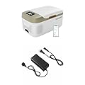 EUHOMY 12 Volt 16QT Car Refrigerator Bundle with AC Power Cord, Portable Freezer Fridge Cooler for Car, RV, Camping, Travel, Fishing, Outdoor Use