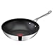 Produktbild Tefal Jamie Oliver Cook's Direct On Wokpfanne, 28 cm, langlebige Antihaftversiegelung, Thermo-Signal, genieteter Griff, induktionsgeeignet, Edelstahl, E3041934