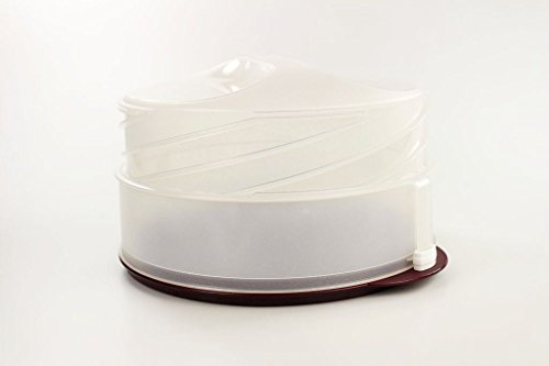 Tupperware Glitter BlackBerry 31.5 cm Round Cake Storage Container with Adjustable Lid - Image 3