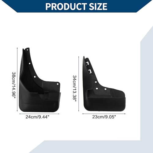 Image of Mud Flaps Splash Guards W /Mount Accessories for Mercedes-Benz GLE without Pedal 2015-2019 Front and Rear Mud Guards 1 Set