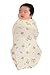 Newborn ぐっすりスワドルポーチ IHDI認証 袋型 バンブー由来 柔らかい おくるみ 新生児 0~3ヶ月 寝かしつけ モロー反射 夜泣き対策 背中スイッチ 安定感 出産祝い - Mimosa