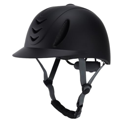 Casque d'équitation en PC réglable et résistant pour cavaliers exigeants