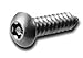 8 x 3/4 Tamper Resistant Torx Button Head Sheet Metal Screw 18-8 Stainless Steel (T-15)