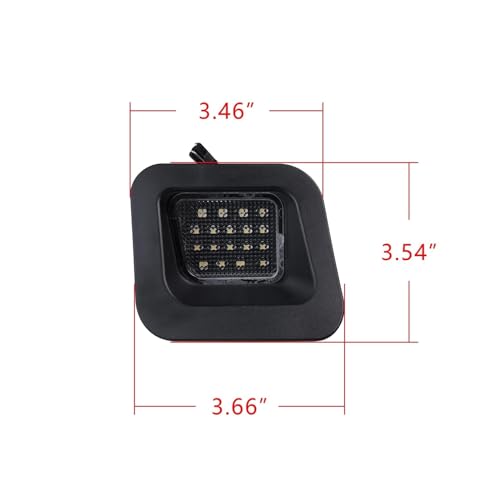 Luces de matrícula LED para Dodge RAM 1500 y 2500 de los años 2003 a 2018 3