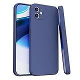 Capa Case Capinha Para iPhone 11 Silicone Aveludada Com Forro aveludado Premium (AZUL MARINHO)