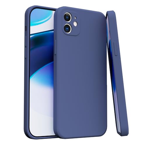 Capa Case Capinha Para iPhone 11 Silicone Aveludada Com Forro aveludado Premium (AZUL MARINHO)