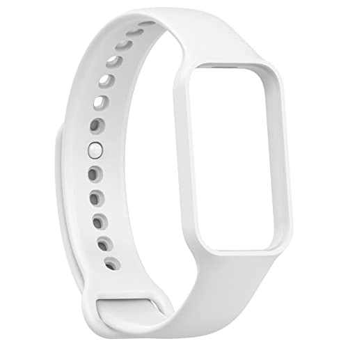 [LICHIFIT] Xiaomi Band 8 Active/Redmi Smart Band 2�p�o���h �x���g �ւ��o���h �V���R���� �_�炩�� �ʋC�� �ϋv�� �X�|�[�c�o���h �A�N�Z�T���[ �i�z���C�g�j