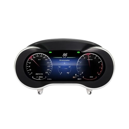 Consola digital LCD Benz Clase C W205 sustituye relojes analógicos pantalla 12.3 pulgadas