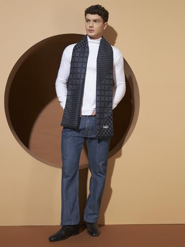 Image of Ravaiyaa - Attitude is everything Men's Reversible Stripe Pattern Winter Wool Scarf, Muffler 72 inchx12 inch Inch