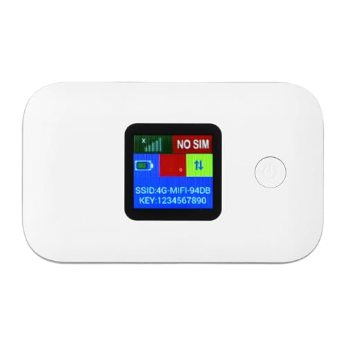 Image of Travel Router, 4G LTE 300Mbps Portable WiFi Hotspot with Mobile WiFi, 3000mAh Battery, Micro SIM Card Slot and Secure Encryption for Smartphones Laptops Tablets Up to 10 Devices