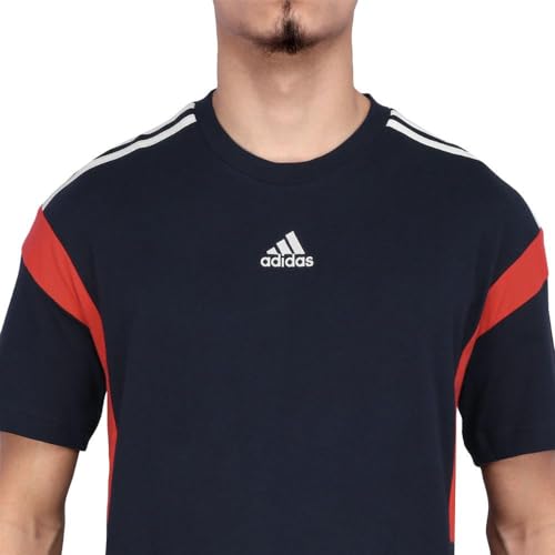 Camiseta Adidas Colorblock Tee Marinho-g