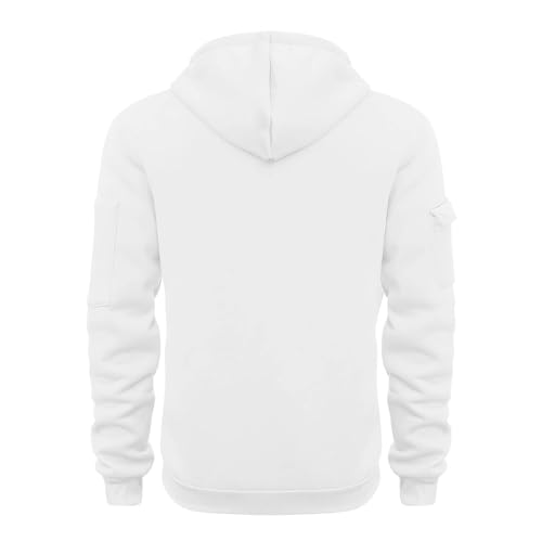 Bidobibo Mens Quarter Zip Pullover Sweatshirt Big and Tall Tactical Zip Up Hoodies Fall Fashion Fleece Y2k Lightweight Hoodie2