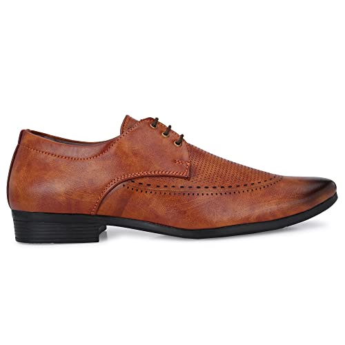 Image of Formal Stylish Lace-up Derby Shoe for Men