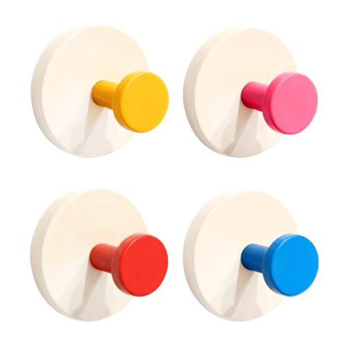 WSHSTS Multi-Color Suction Cup Hooks,Removable Waterproof Rustproof Wall Hooks for Shower Bathroom...