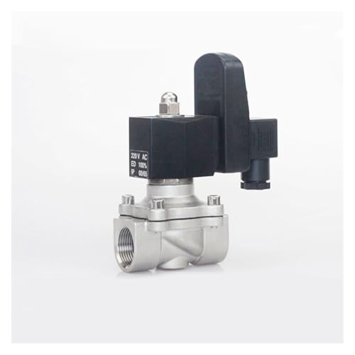 Électrovanne NPT 240V AC en acier inoxydable pour eau et gaz