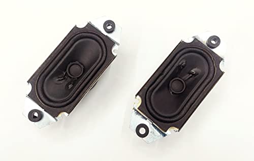 Image of Erh India 1 Pair LED TV Speaker 8 Ohm and 10W Speaker and woofer or LCD TV with bass Full-Range loudspeakers Sound System (Metal)