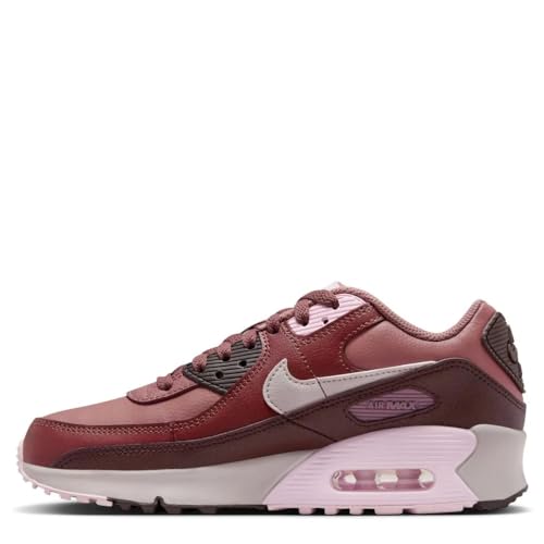 Nike Air Max 90 LTR Big Kids’ Shoes (CD6864-201, Smokey Mauve/Dark Pony/Earth/Platinum Violet) Size 4.5